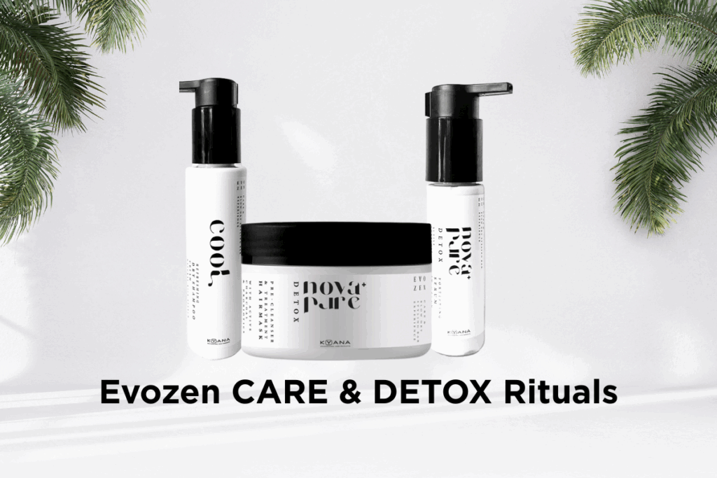 Σειρά αποτοξίνωσης για τα μαλλιά EVOZEN CARE DETOX Ritual από KYANA