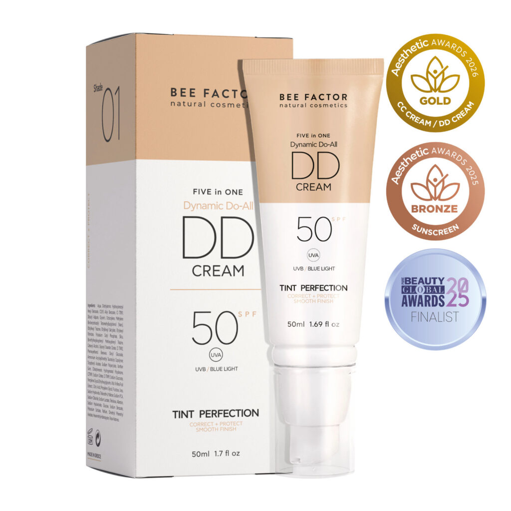 5in1 DD Face Cream SPF50 Shade 01 60ml Bee Factor Natural Cosmetics
